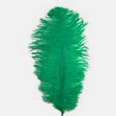 Ostrich Feather Plume 55-60 cm - DARK GREEN